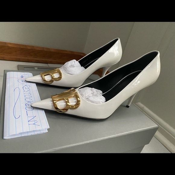 Balenciaga BB Patent Leather Pumps size 38 - Picture 2 of 10